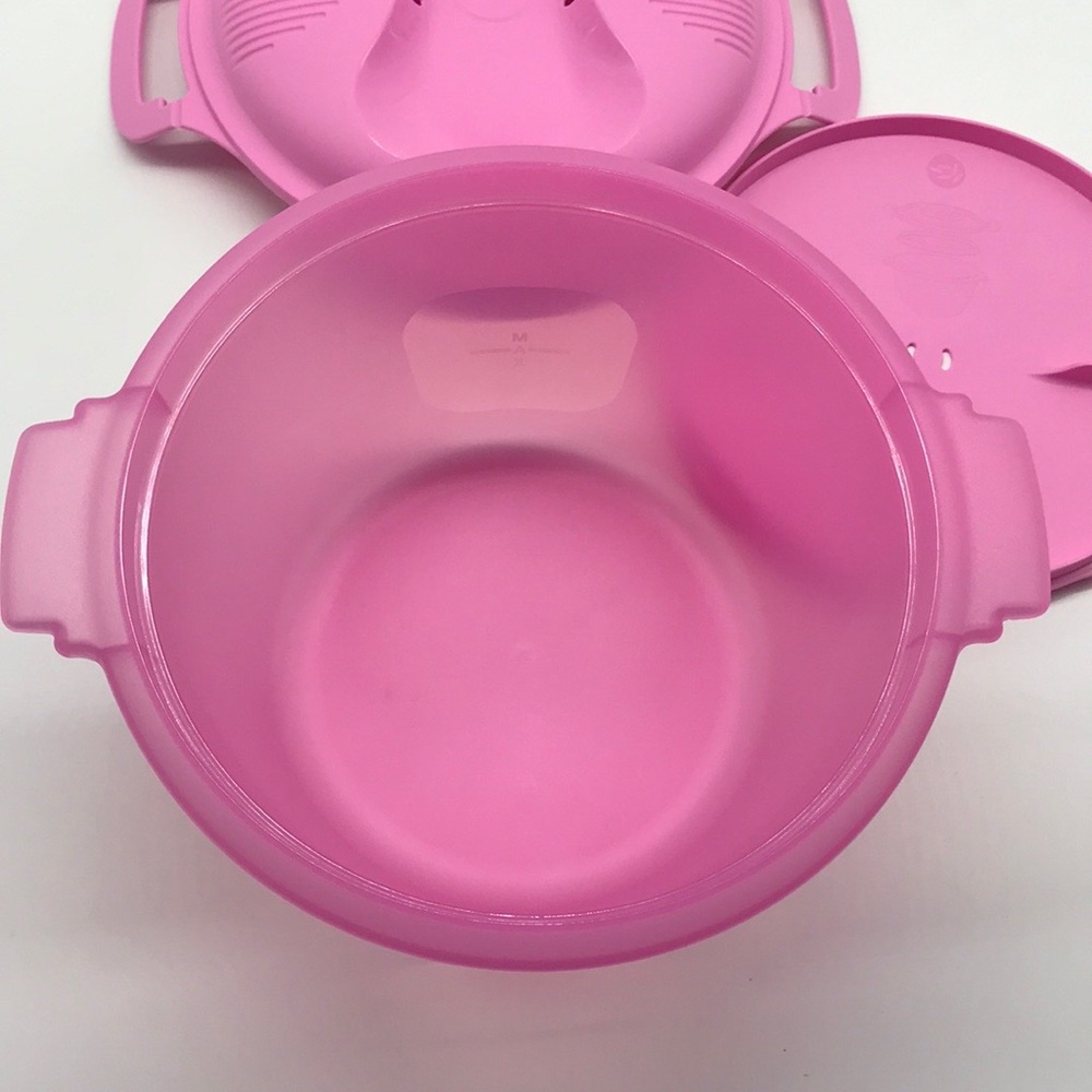 Tupperware Microwave Rice Cooker Pink Large - Picture 14 of 16